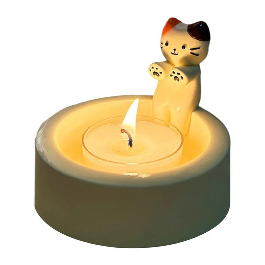 Kitten Candle Holder