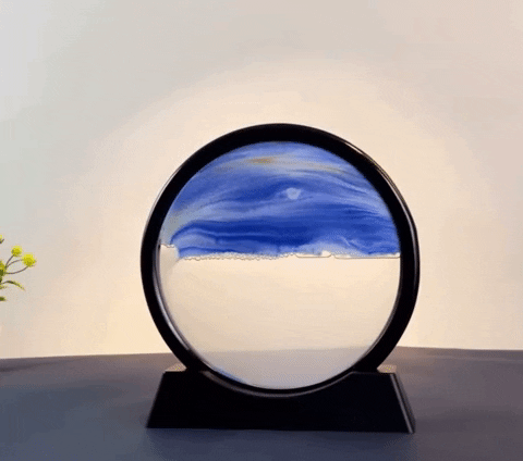 3D Moving Sand Hourglass