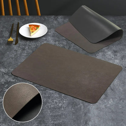 Luxury Solid Leather Placemat