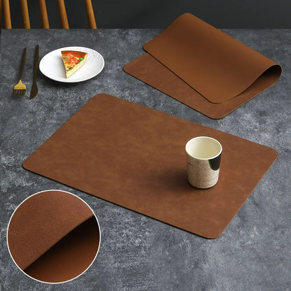 Luxury Solid Leather Placemat