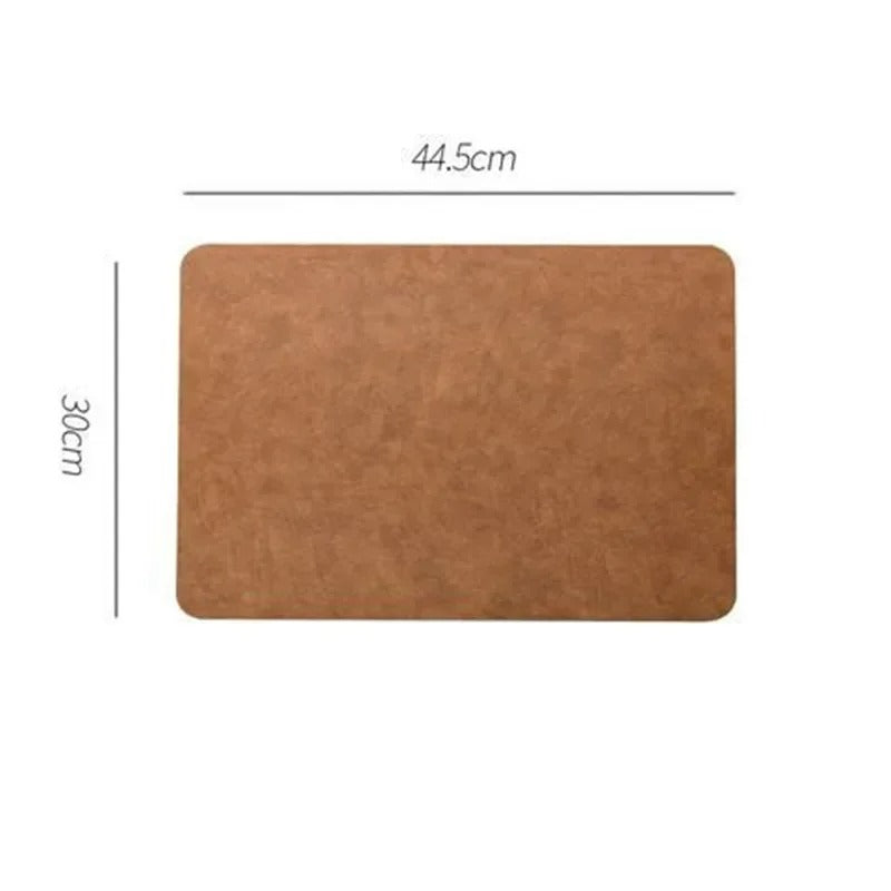 Luxury Solid Leather Placemat