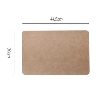 Luxury Solid Leather Placemat